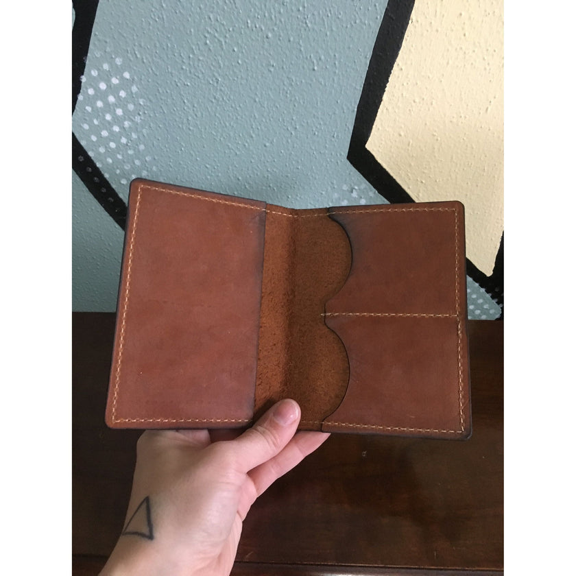 WIS Leather Passport Wallet